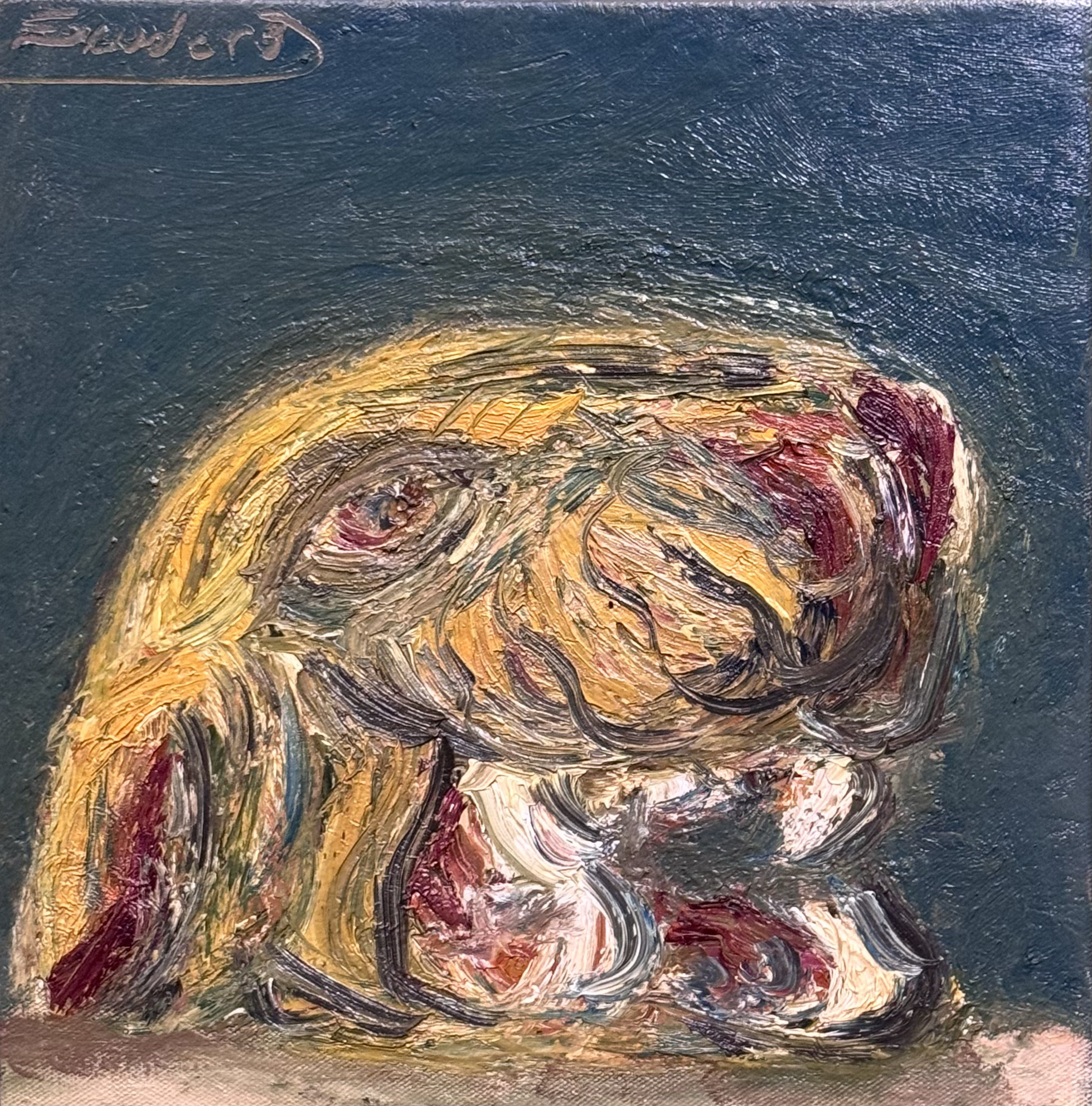 Cabeza de Jaguar, obra de César Escudero