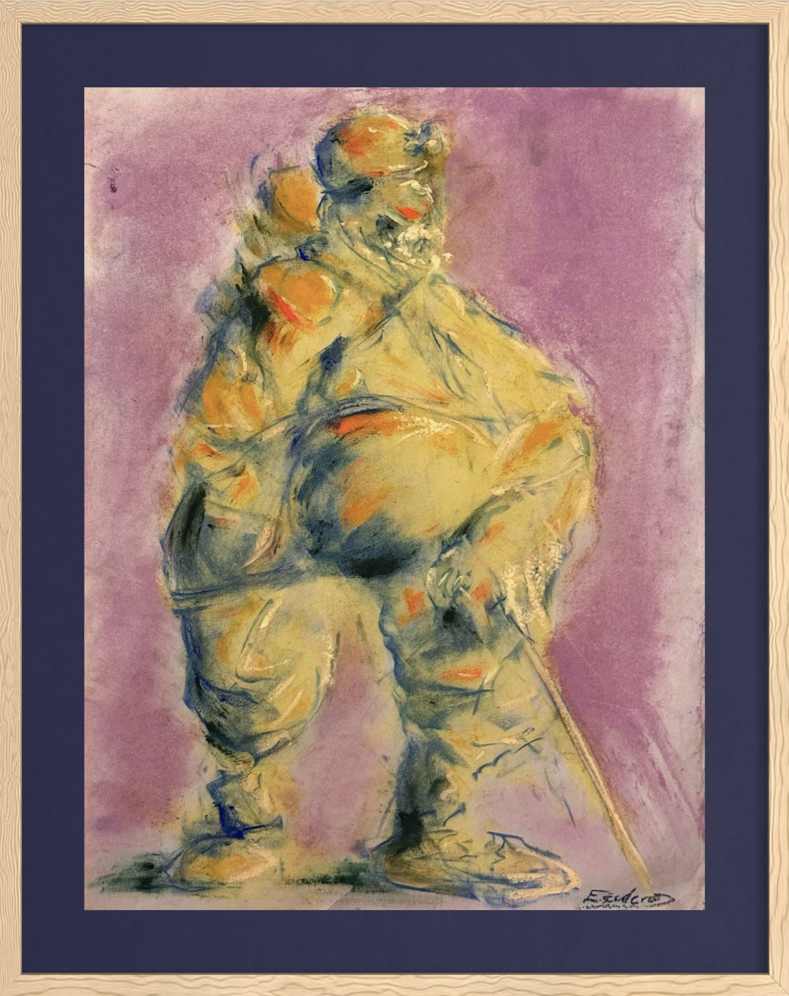 Estudio de Rembrandt, obra de César Escudero