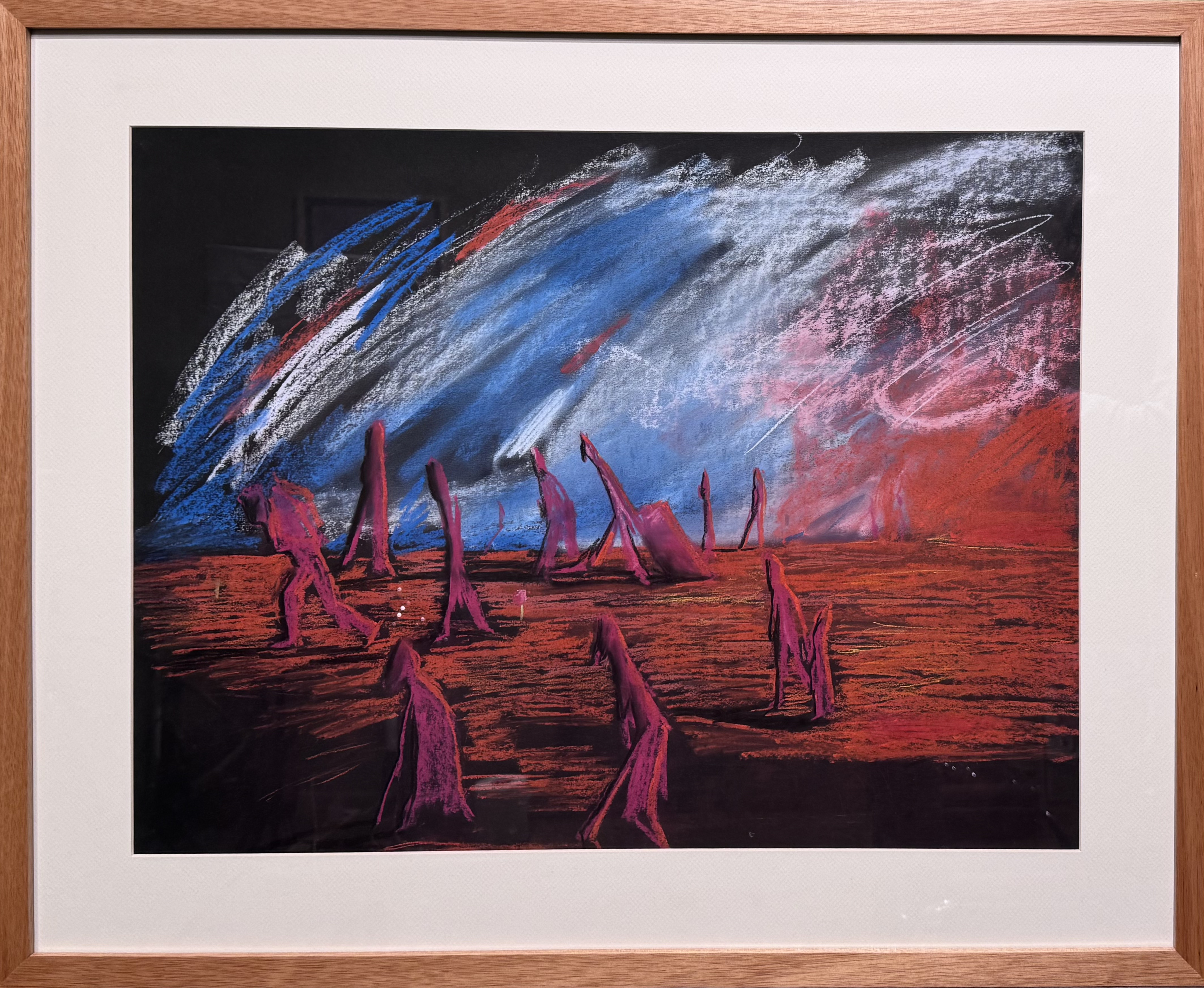 Migración Forzada, obra de Marina Parra