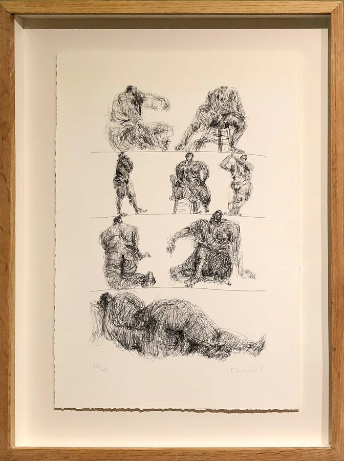 S/T, obra original de Carolina Tangassi; Giclée sobre papel · 53 x 70 x 5 cm · 2015, Anomalía Arte CDMX