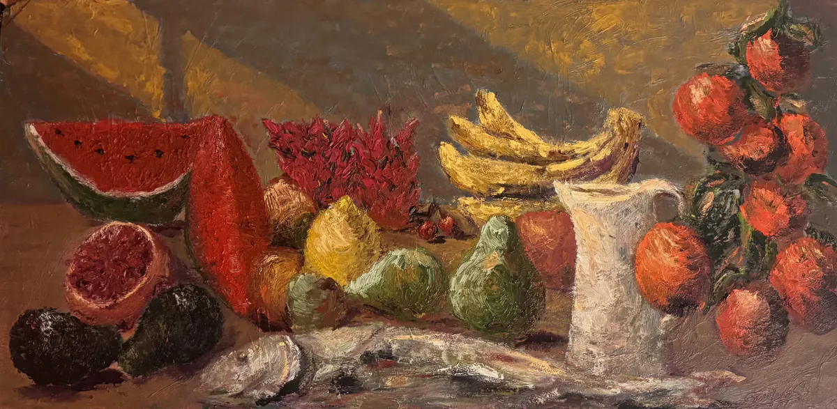 Mas Bien la Vida con sus Salones de Espera II, obra de César Escudero
